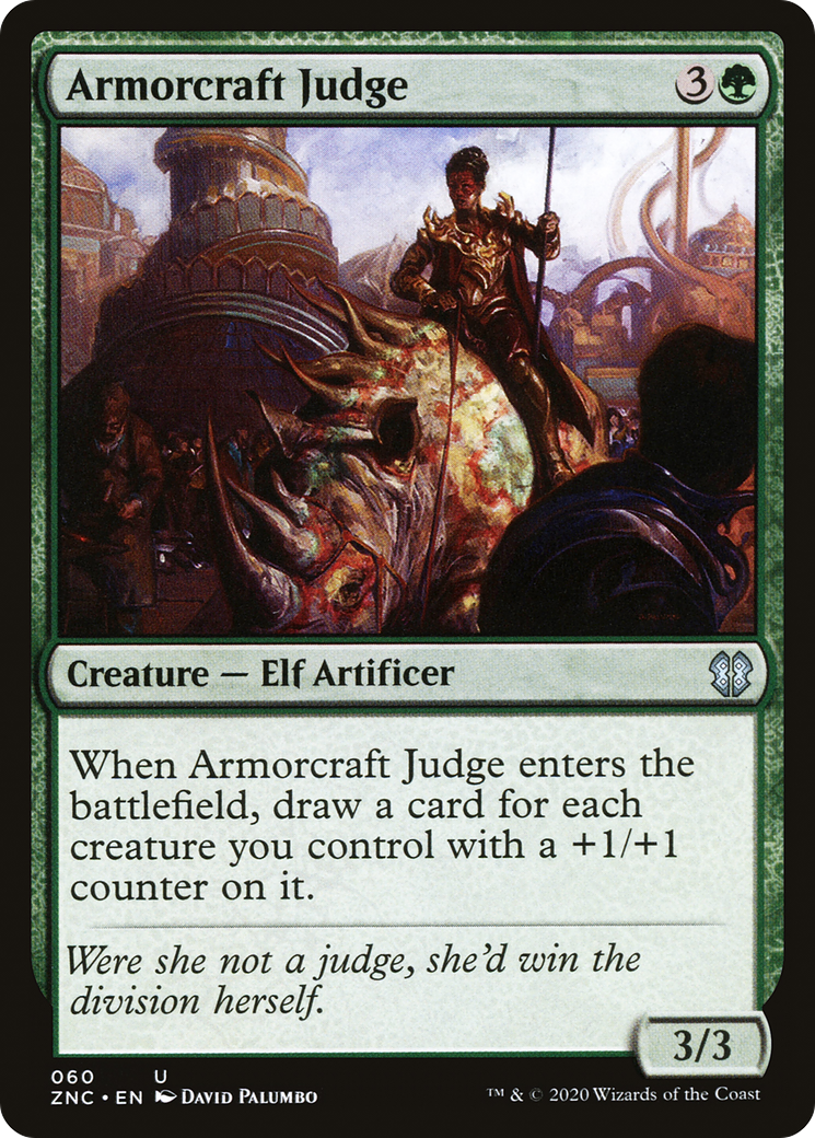 Armorcraft Judge (ZNC-060) - Zendikar Rising Commander - Premium MTG Single from Wizards of the Coast - Just $0.25! Shop now at Game Crave Tournament Store