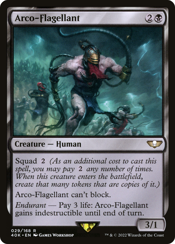 Arco-Flagellant (40K-029) - Warhammer 40,000 Commander - Premium MTG Single from Wizards of the Coast - Just $0.08! Shop now at Game Crave Tournament Store