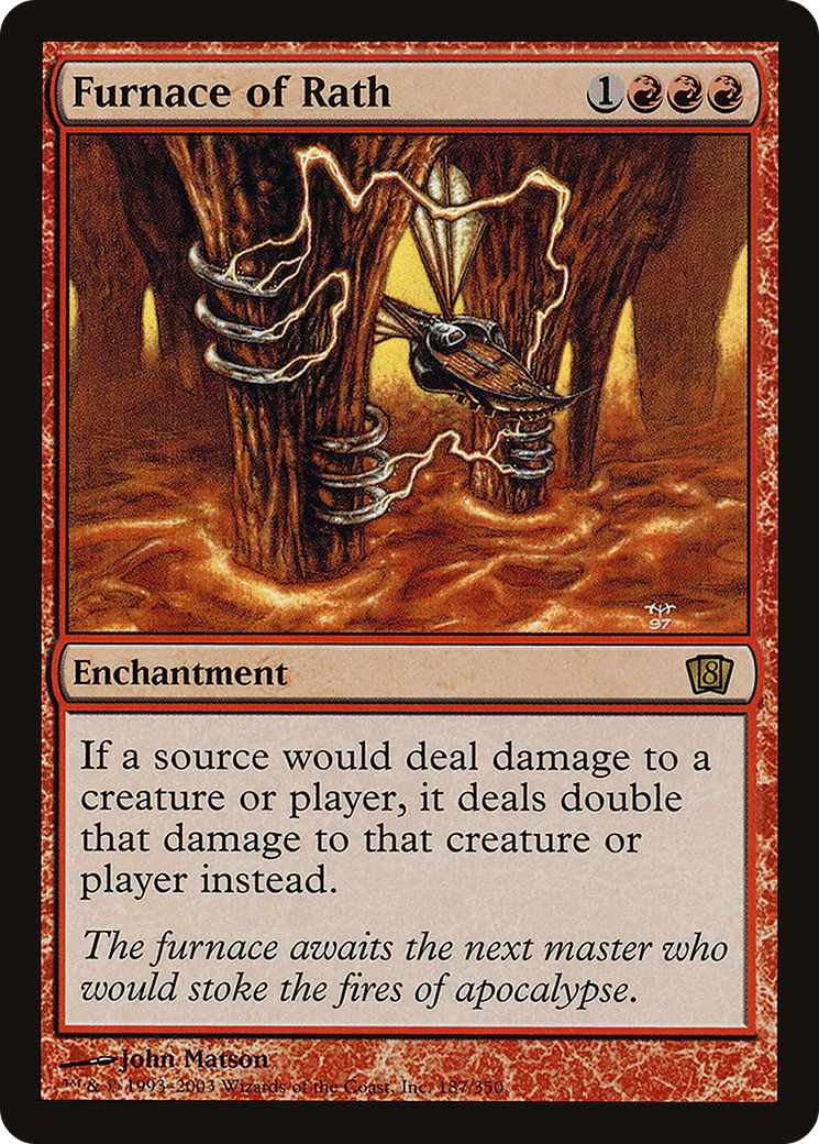Furnace of Rath (8ED-187★) - Eighth Edition Foil - Premium MTG Single from Wizards of the Coast - Just $13.69! Shop now at Game Crave Tournament Store