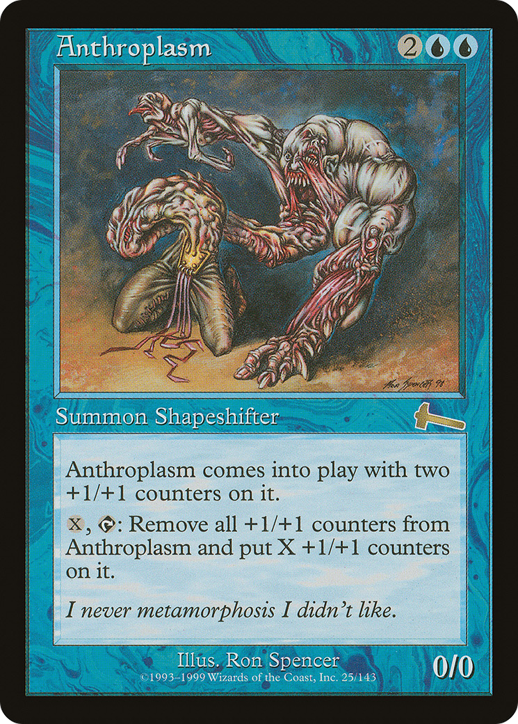 Anthroplasm (ULG-025) - Urza's Legacy - Premium MTG Single from Wizards of the Coast - Just $0.08! Shop now at Game Crave Tournament Store