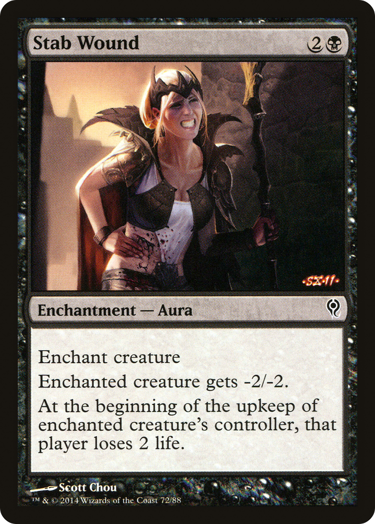 Stab Wound (DDM-072) - Duel Decks: Jace vs. Vraska - Premium MTG Single from Wizards of the Coast - Just $0.08! Shop now at Game Crave Tournament Store