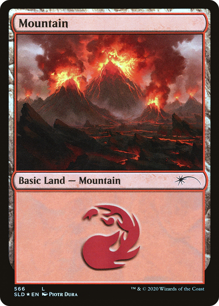 Mountain (SLD-566) - Secret Lair Drop Foil - Premium MTG Single from Wizards of the Coast - Just $0.20! Shop now at Game Crave Tournament Store
