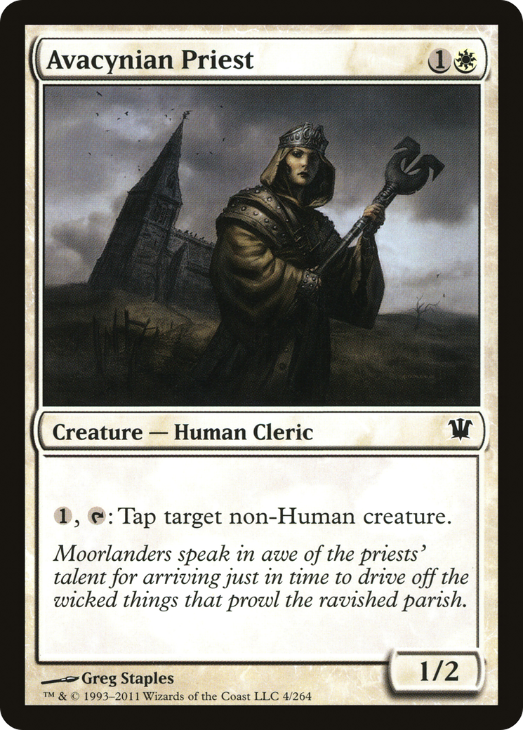 Avacynian Priest (ISD-004) - Innistrad - Premium MTG Single from Wizards of the Coast - Just $0.08! Shop now at Game Crave Tournament Store
