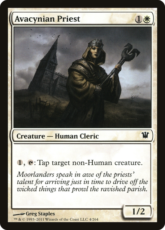 Avacynian Priest (ISD-004) - Innistrad - Premium MTG Single from Wizards of the Coast - Just $0.08! Shop now at Game Crave Tournament Store
