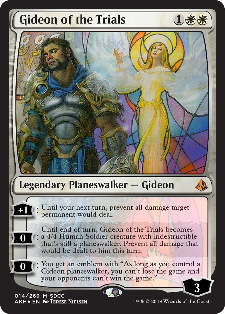 Gideon of the Trials (PS18-014) - San Diego Comic-Con 2018 Foil - Premium MTG Single from Wizards of the Coast - Just $3.41! Shop now at Game Crave Tournament Store