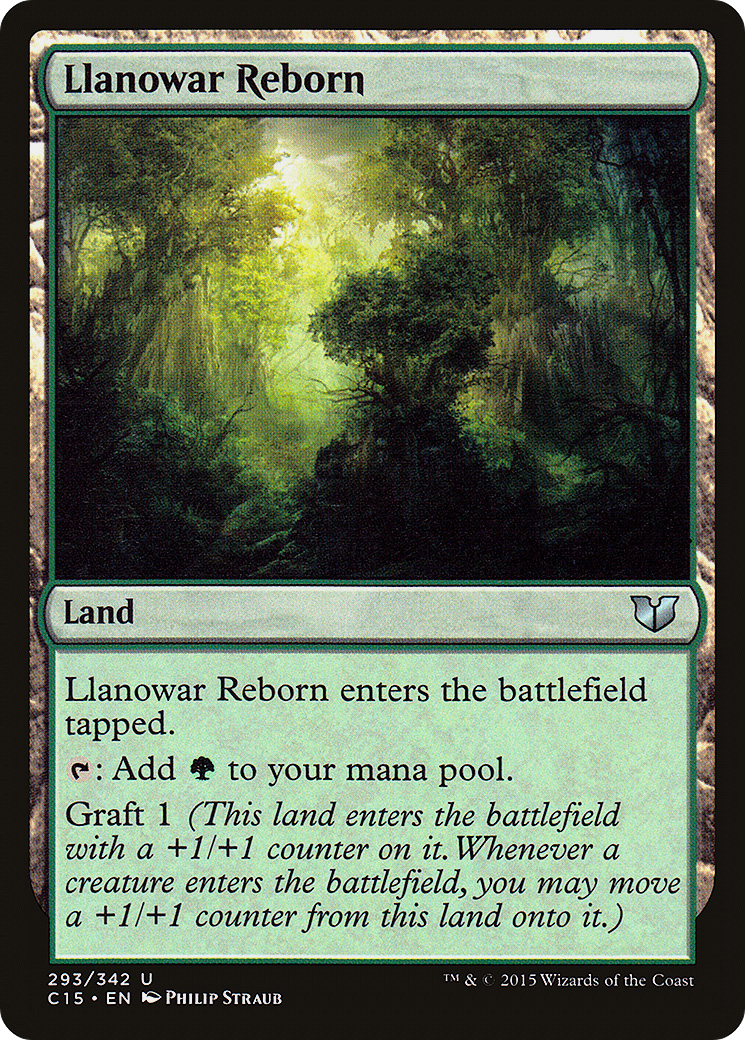 Llanowar Reborn (C15-293) - Commander 2015 - Premium MTG Single from Wizards of the Coast - Just $0.08! Shop now at Game Crave Tournament Store