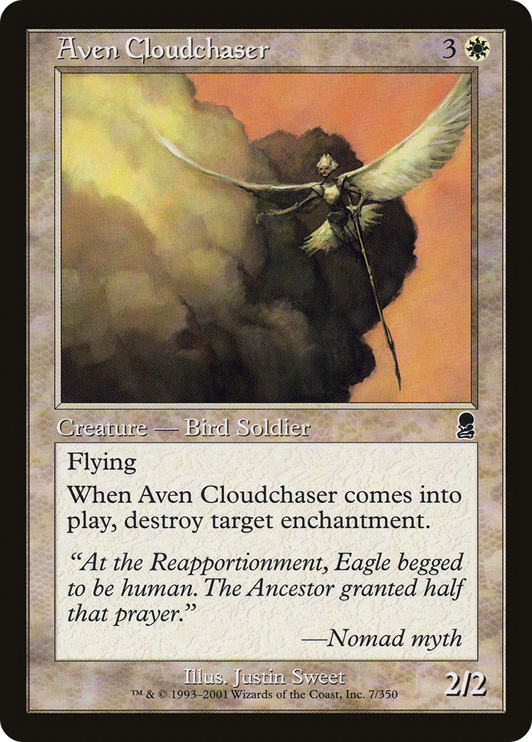 Aven Cloudchaser (ODY-007) - Odyssey - Premium MTG Single from Wizards of the Coast - Just $0.08! Shop now at Game Crave Tournament Store
