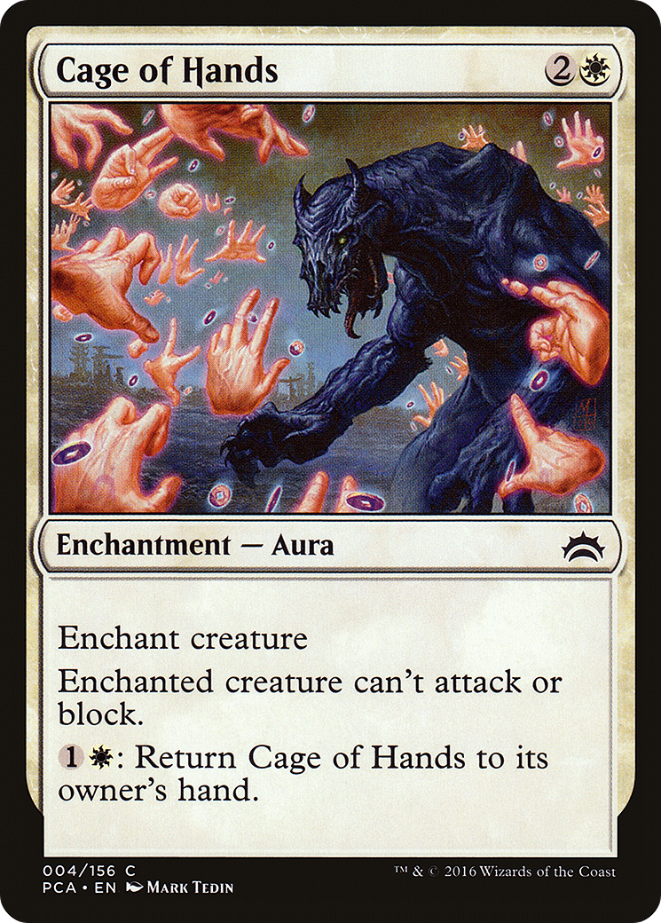 Cage of Hands (PCA-004) - Planechase Anthology - Premium MTG Single from Wizards of the Coast - Just $0.08! Shop now at Game Crave Tournament Store