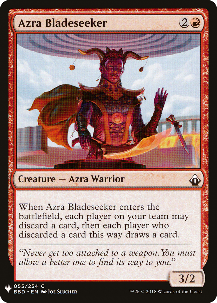 Azra Bladeseeker (MB1-846) - Mystery Booster - Premium MTG Single from Wizards of the Coast - Just $0.08! Shop now at Game Crave Tournament Store