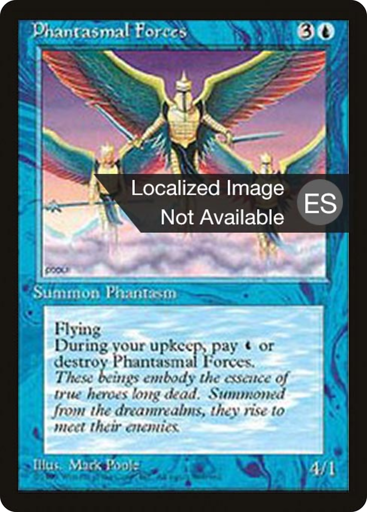 Phantasmal Forces (4BB-088) - Fourth Edition Foreign Black Border - Premium MTG Single from Wizards of the Coast - Just $0.18! Shop now at Game Crave Tournament Store