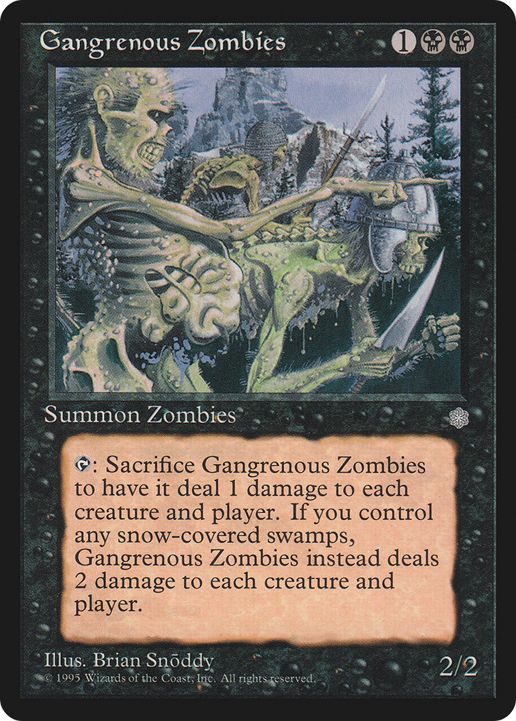 Gangrenous Zombies (ICE-127) - Ice Age - Premium MTG Single from Wizards of the Coast - Just $0.08! Shop now at Game Crave Tournament Store