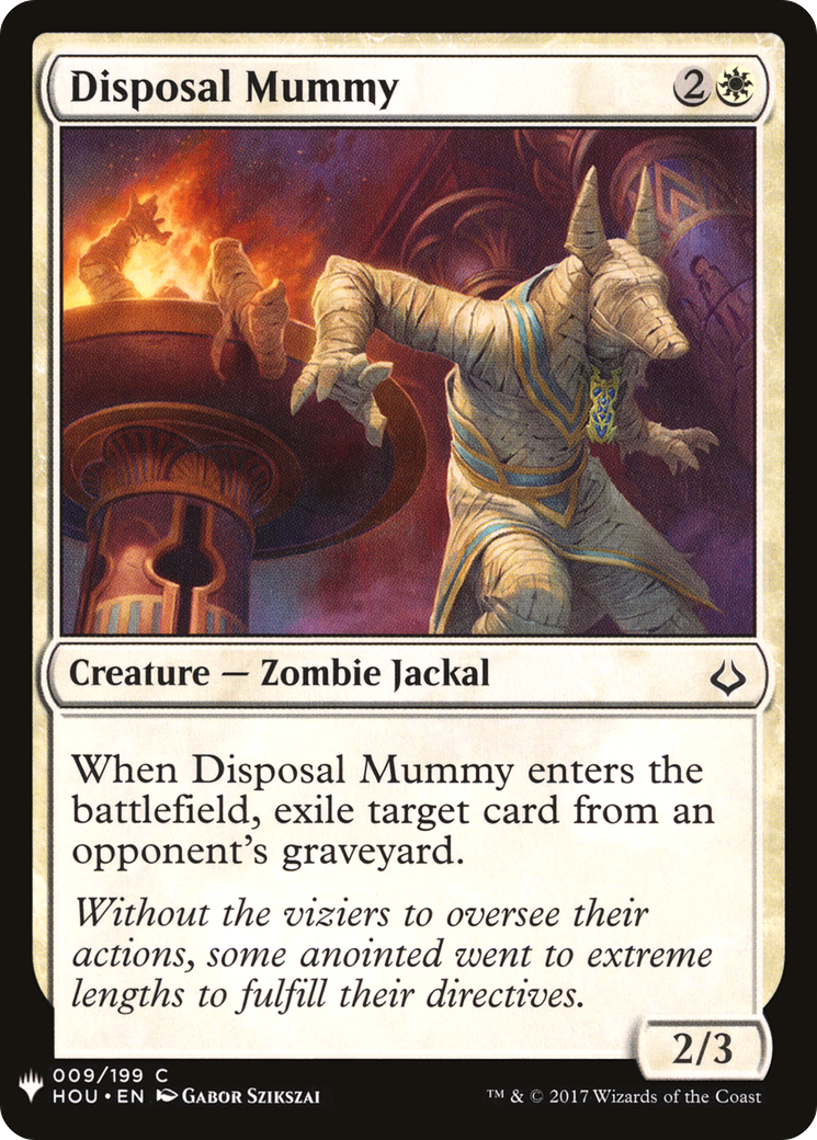Disposal Mummy (MB1-079) - Mystery Booster - Premium MTG Single from Wizards of the Coast - Just $0.08! Shop now at Game Crave Tournament Store