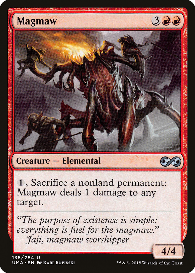 Magmaw (UMA-138) - Ultimate Masters - Premium MTG Single from Wizards of the Coast - Just $0.08! Shop now at Game Crave Tournament Store