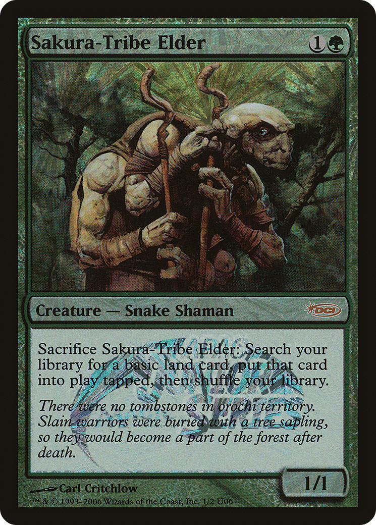 Sakura-Tribe Elder (PJAS-1U06) - Junior APAC Series Foil - Premium MTG Single from Wizards of the Coast - Just $4.80! Shop now at Game Crave Tournament Store