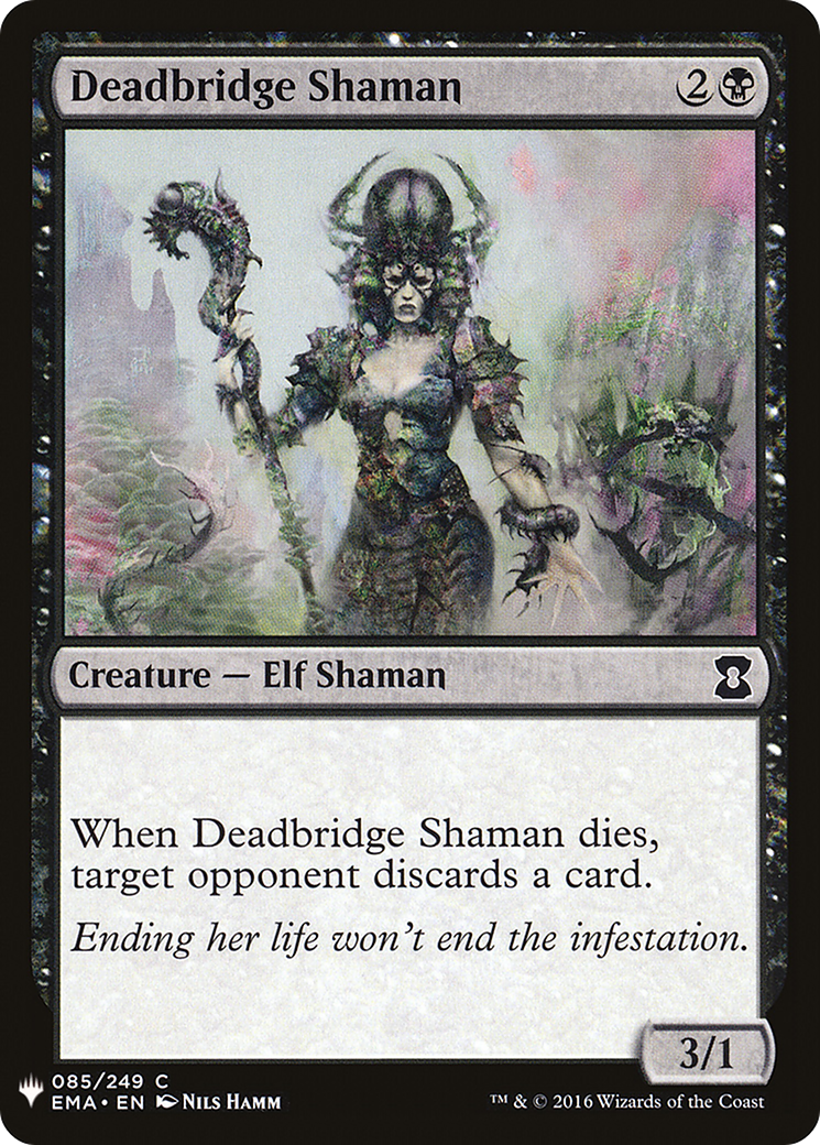 Deadbridge Shaman (MB1-614) - Mystery Booster - Premium MTG Single from Wizards of the Coast - Just $0.08! Shop now at Game Crave Tournament Store