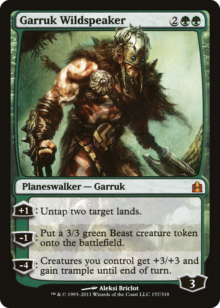 Garruk Wildspeaker (CMD-157) - Commander 2011 - Premium MTG Single from Wizards of the Coast - Just $0.97! Shop now at Game Crave Tournament Store
