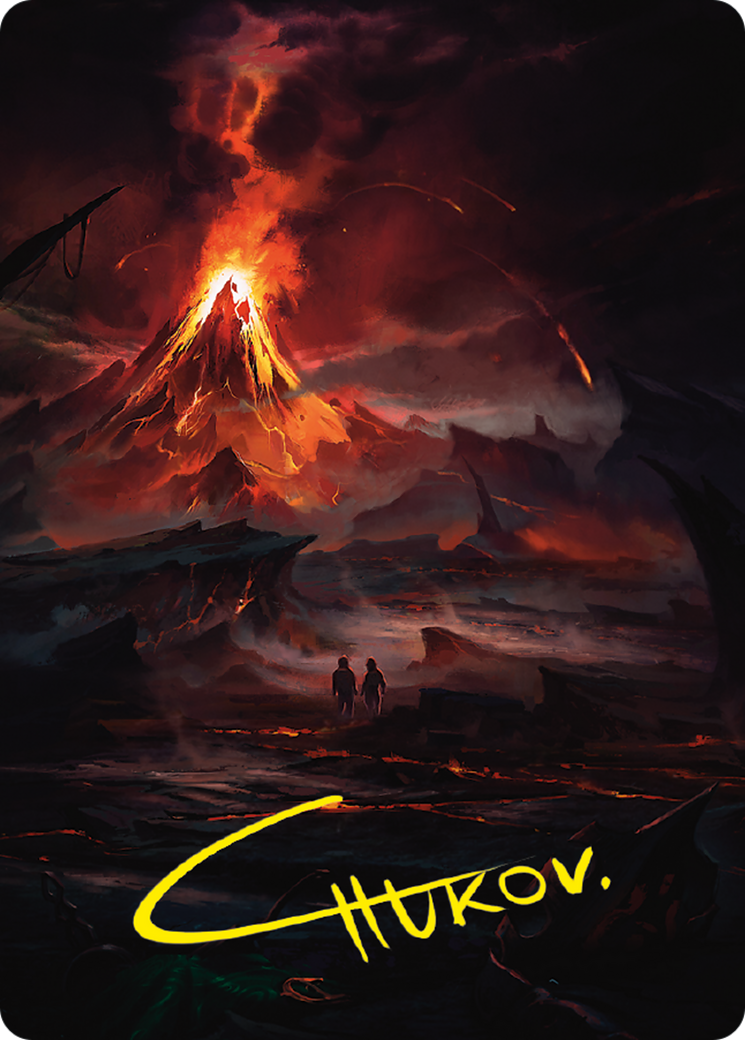 Valley of Gorgoroth // Valley of Gorgoroth (ALTR-080) - Tales of Middle-earth Art Series (Borderless) - Premium MTG Single from Wizards of the Coast - Just $0! Shop now at Game Crave Tournament Store