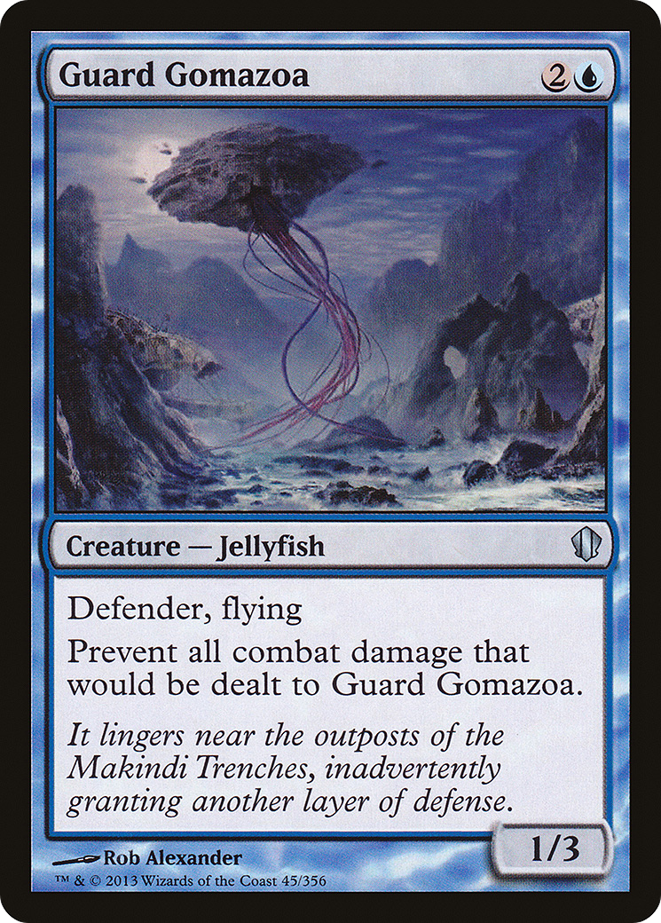 Guard Gomazoa (C13-045) - Commander 2013 - Premium MTG Single from Wizards of the Coast - Just $0.24! Shop now at Game Crave Tournament Store