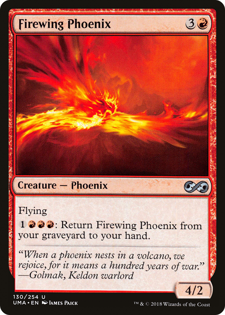 Firewing Phoenix (UMA-130) - Ultimate Masters Foil - Premium MTG Single from Wizards of the Coast - Just $0.78! Shop now at Game Crave Tournament Store