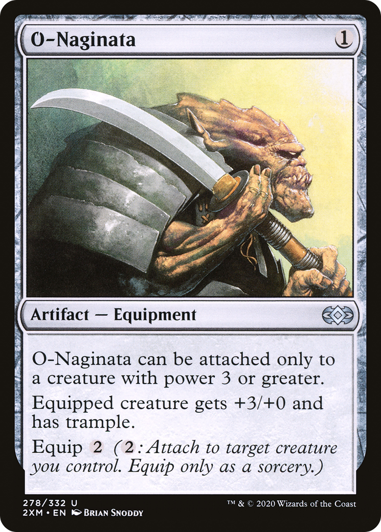 O-Naginata (2XM-278) - Double Masters - Premium MTG Single from Wizards of the Coast - Just $0.09! Shop now at Game Crave Tournament Store