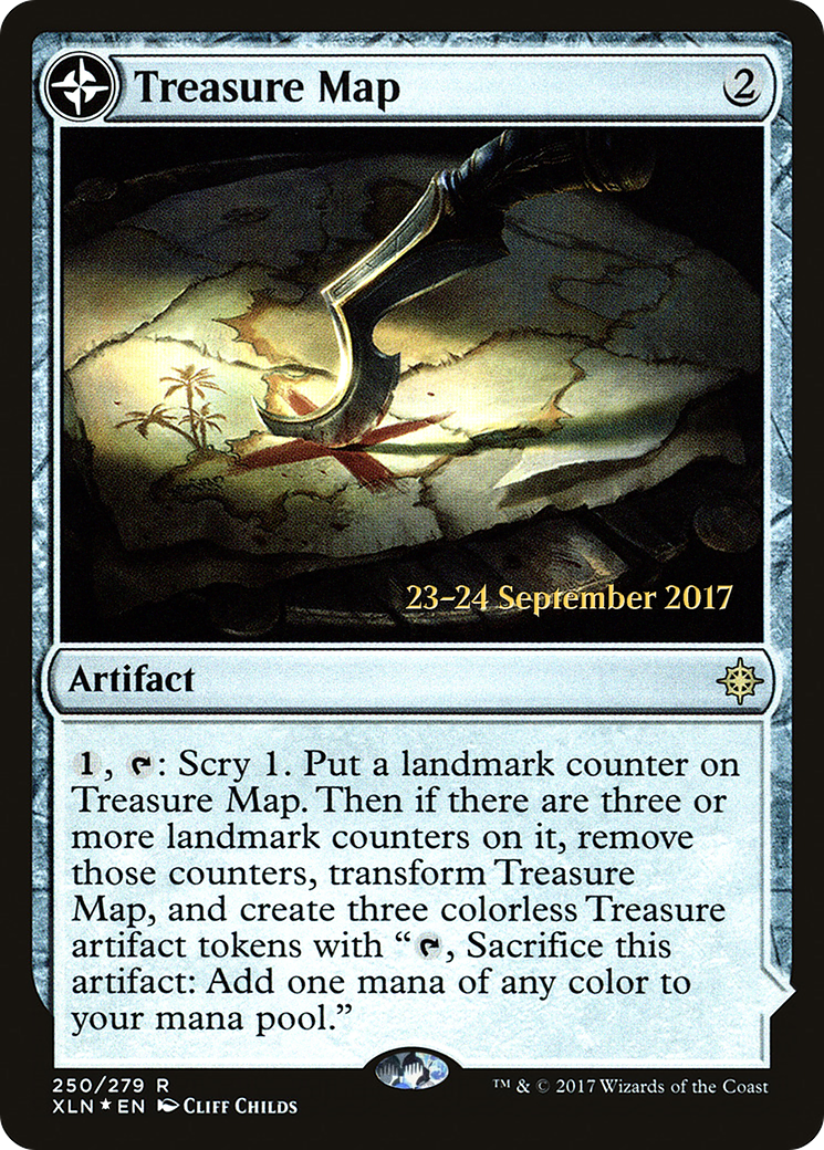 Treasure Map // Treasure Cove (PXLN-250S) - Ixalan Promos: (compasslanddfc) Foil - Premium MTG Single from Wizards of the Coast - Just $2.10! Shop now at Game Crave Tournament Store