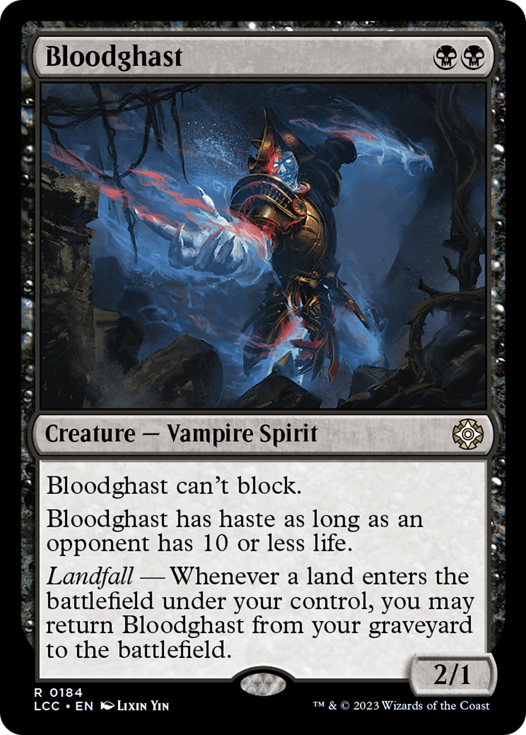 Bloodghast (LCC-184) - The Lost Caverns of Ixalan Commander - Premium MTG Single from Wizards of the Coast - Just $0.37! Shop now at Game Crave Tournament Store