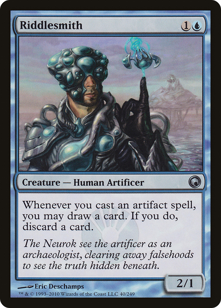 Riddlesmith (SOM-040) - Scars of Mirrodin Foil - Premium MTG Single from Wizards of the Coast - Just $1.18! Shop now at Game Crave Tournament Store