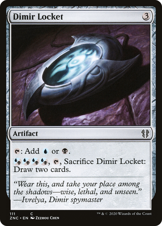 Dimir Locket (ZNC-111) - Zendikar Rising Commander - Premium MTG Single from Wizards of the Coast - Just $0.25! Shop now at Game Crave Tournament Store