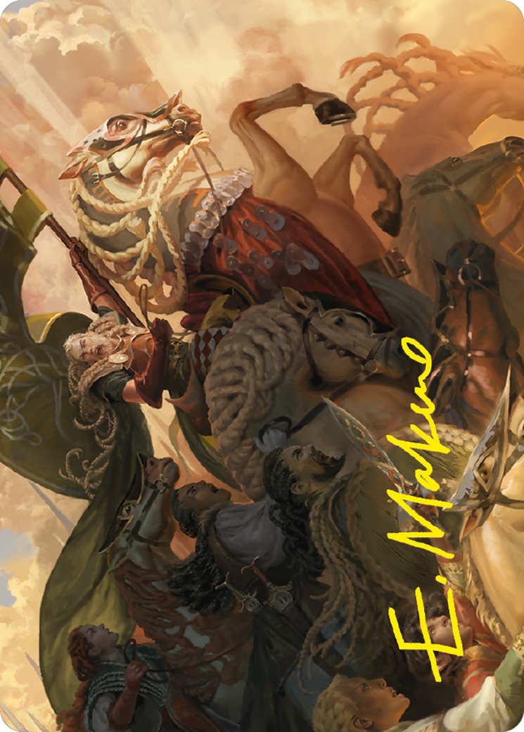 Marshal's Anthem // Marshal's Anthem (ALTR-068) - Tales of Middle-earth Art Series (Borderless) - Premium MTG Single from Wizards of the Coast - Just $0! Shop now at Game Crave Tournament Store