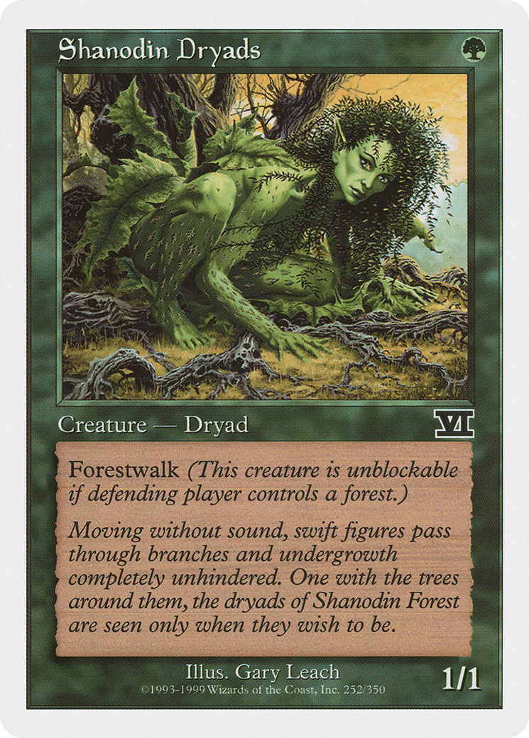 Shanodin Dryads (6ED-252) - Classic Sixth Edition - Premium MTG Single from Wizards of the Coast - Just $0.08! Shop now at Game Crave Tournament Store