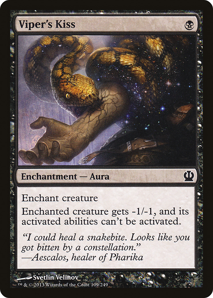 Viper's Kiss (THS-109) - Theros Foil - Premium MTG Single from Wizards of the Coast - Just $0.08! Shop now at Game Crave Tournament Store