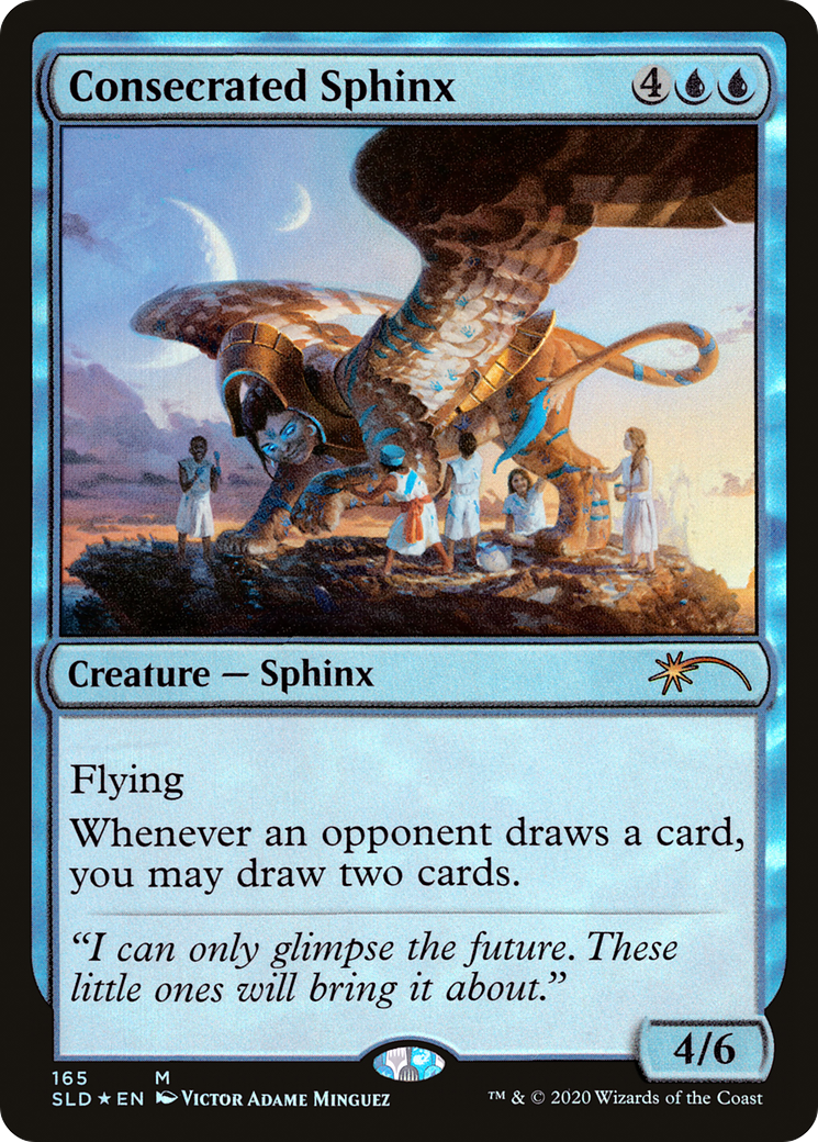 Consecrated Sphinx (SLD-165) - Secret Lair Drop Foil - Premium MTG Single from Wizards of the Coast - Just $10.05! Shop now at Game Crave Tournament Store