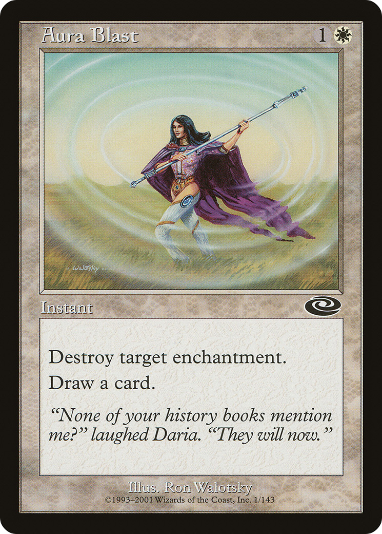 Aura Blast (PLS-001) - Planeshift Foil - Premium MTG Single from Wizards of the Coast - Just $1.29! Shop now at Game Crave Tournament Store