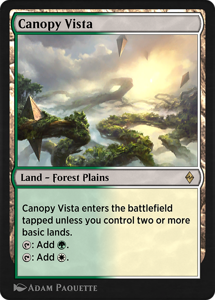 Canopy Vista (EA3-020) - Explorer Anthology 3 - Premium MTG Single from Wizards of the Coast - Just $0! Shop now at Game Crave Tournament Store