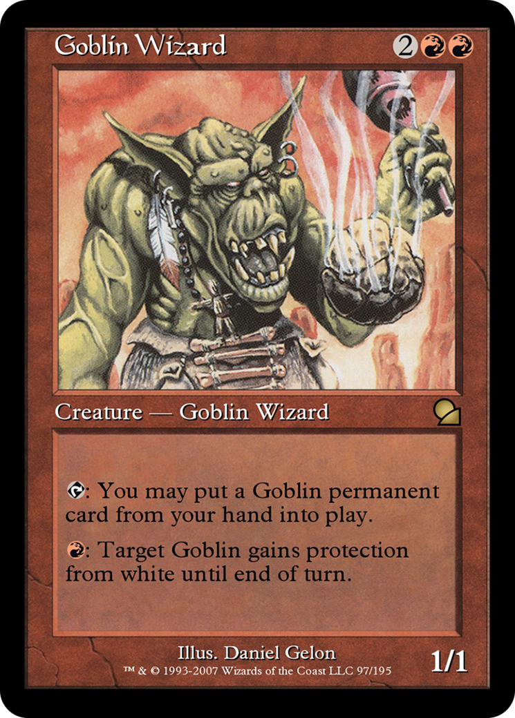 Goblin Wizard (ME1-097) - Masters Edition - Premium MTG Single from Wizards of the Coast - Just $0! Shop now at Game Crave Tournament Store