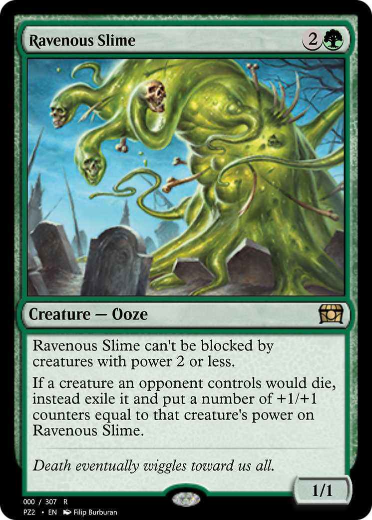 Ravenous Slime (PZ2-70737) - Treasure Chest - Premium MTG Single from Wizards of the Coast - Just $0! Shop now at Game Crave Tournament Store