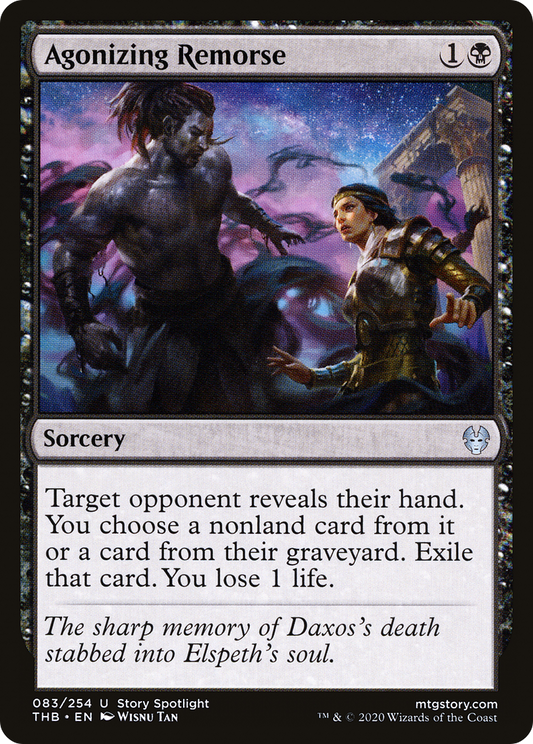 Agonizing Remorse (THB-083) - Theros Beyond Death - Premium MTG Single from Wizards of the Coast - Just $0.25! Shop now at Game Crave Tournament Store