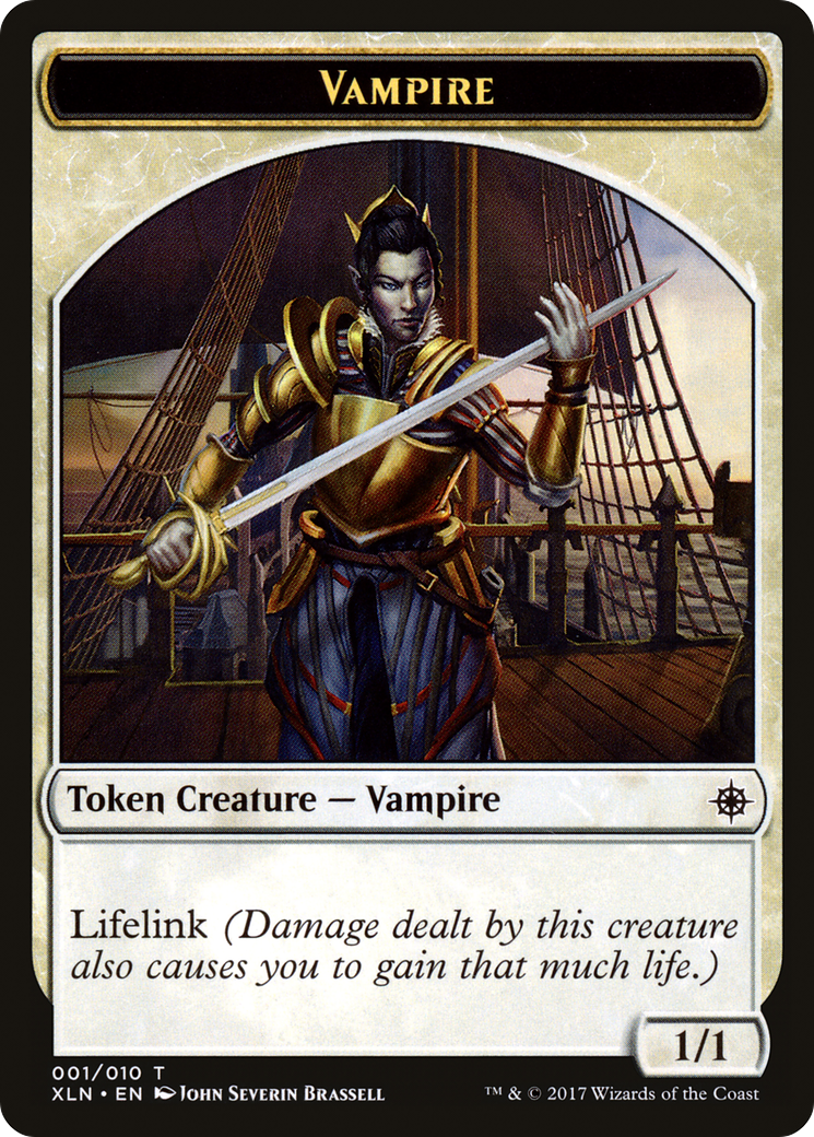 Vampire (TXLN-001) - Ixalan Tokens - Premium MTG Single from Wizards of the Coast - Just $0.27! Shop now at Game Crave Tournament Store