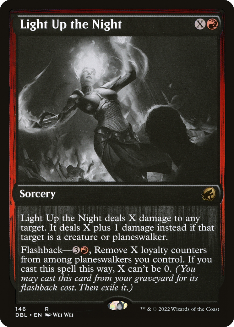 Light Up the Night (DBL-146) - Innistrad: Double Feature Foil - Premium MTG Single from Wizards of the Coast - Just $0.67! Shop now at Game Crave Tournament Store