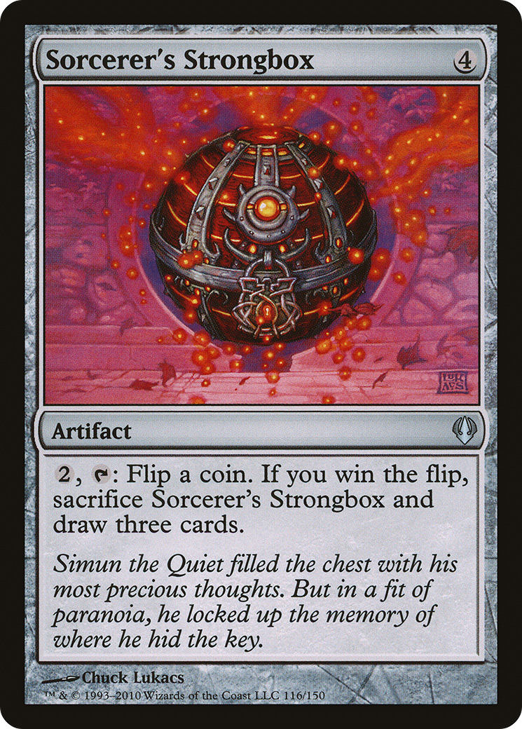 Sorcerer's Strongbox (ARC-116) - Archenemy - Premium MTG Single from Wizards of the Coast - Just $0.26! Shop now at Game Crave Tournament Store