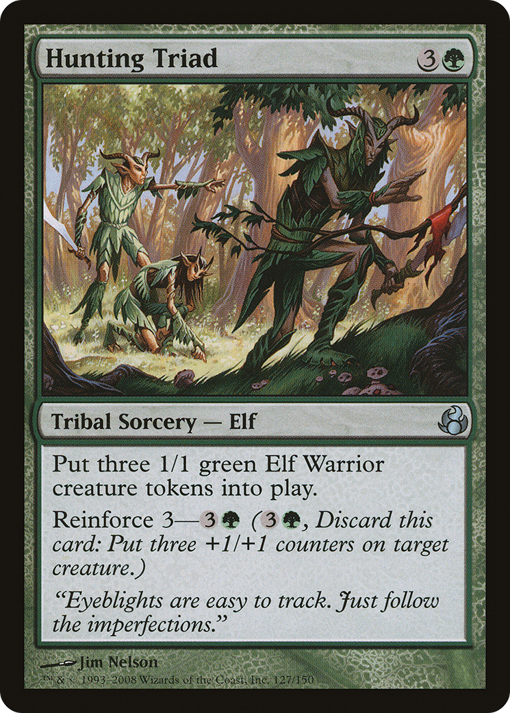Hunting Triad (MOR-127) - Morningtide - Premium MTG Single from Wizards of the Coast - Just $0.23! Shop now at Game Crave Tournament Store