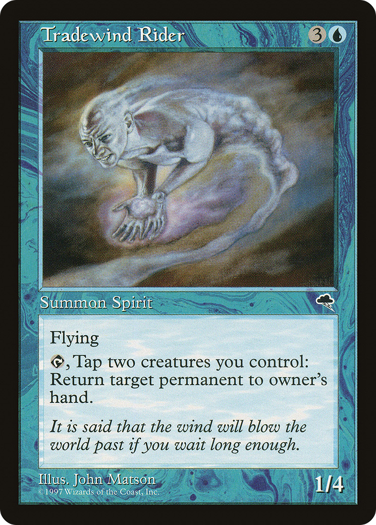 Tradewind Rider (TMP-098) - Tempest - Premium MTG Single from Wizards of the Coast - Just $1.64! Shop now at Game Crave Tournament Store