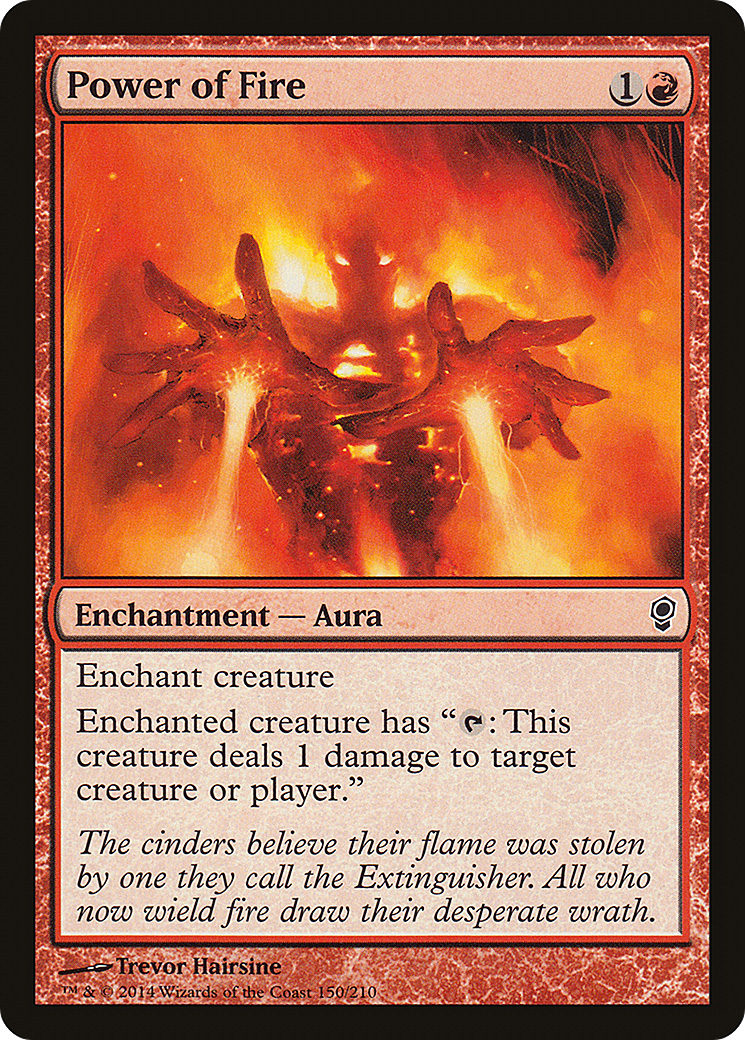 Power of Fire (CNS-150) - Conspiracy - Premium MTG Single from Wizards of the Coast - Just $0.08! Shop now at Game Crave Tournament Store