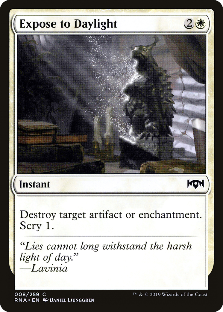 Expose to Daylight (RNA-008) - Ravnica Allegiance - Premium MTG Single from Wizards of the Coast - Just $0.21! Shop now at Game Crave Tournament Store