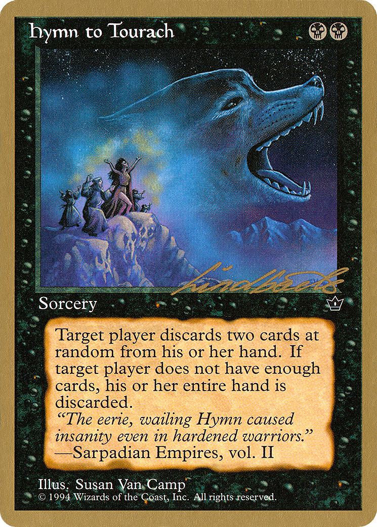 Hymn to Tourach (PTC-LL38A) - Pro Tour Collector Set - Premium MTG Single from Wizards of the Coast - Just $1.60! Shop now at Game Crave Tournament Store