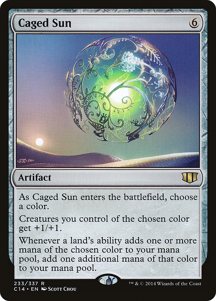 Caged Sun (C14-233) - Commander 2014 - Premium MTG Single from Wizards of the Coast - Just $0.94! Shop now at Game Crave Tournament Store