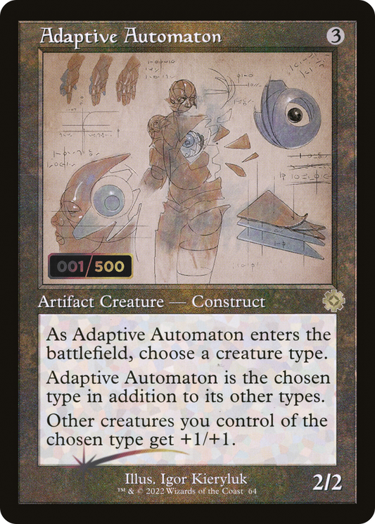 Adaptive Automaton (BRR-64Z) - The Brothers' War Retro Artifacts Foil - Premium MTG Single from Wizards of the Coast - Just $55.40! Shop now at Game Crave Tournament Store