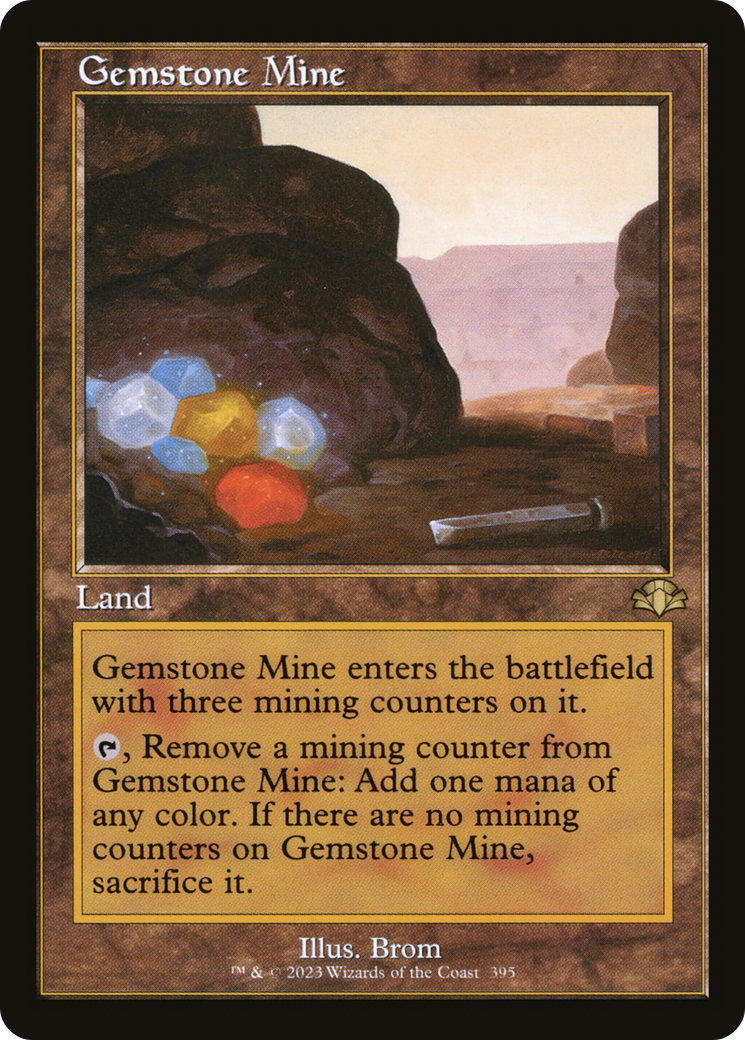 Gemstone Mine (DMR-395) - Dominaria Remastered Foil - Premium MTG Single from Wizards of the Coast - Just $0.44! Shop now at Game Crave Tournament Store
