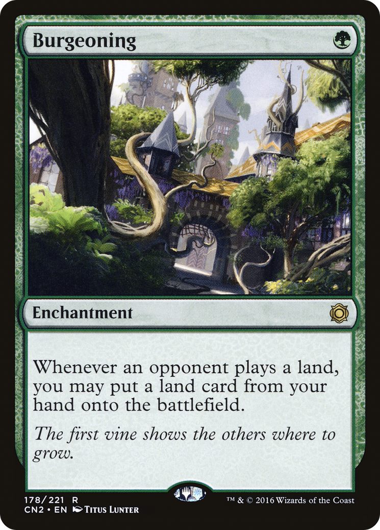 Burgeoning (CN2-178) - Conspiracy: Take the Crown Foil - Premium MTG Single from Wizards of the Coast - Just $9.63! Shop now at Game Crave Tournament Store