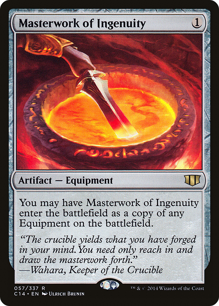 Masterwork of Ingenuity (C14-057) - Commander 2014 - Premium MTG Single from Wizards of the Coast - Just $0.14! Shop now at Game Crave Tournament Store
